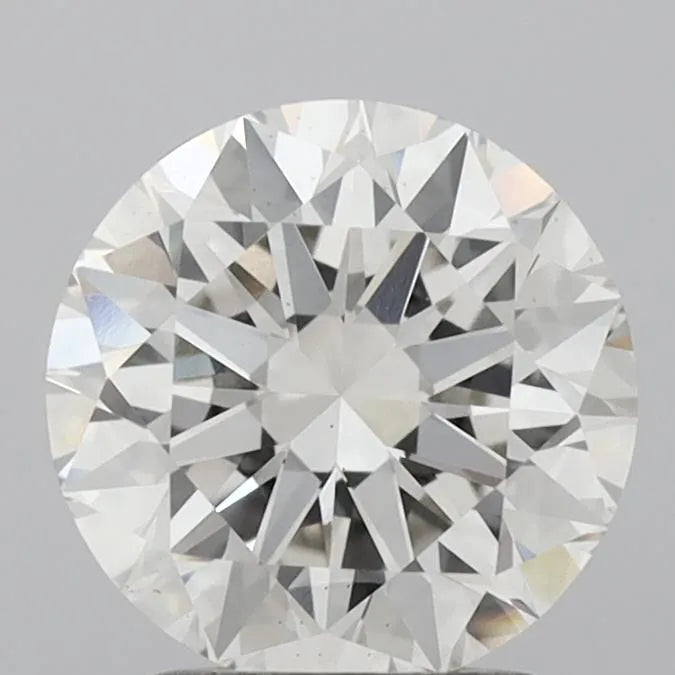 2.00ct Round Lab Grown Diamond (Colour H, Clarity VS1, Cut EX, IGI Certified)
