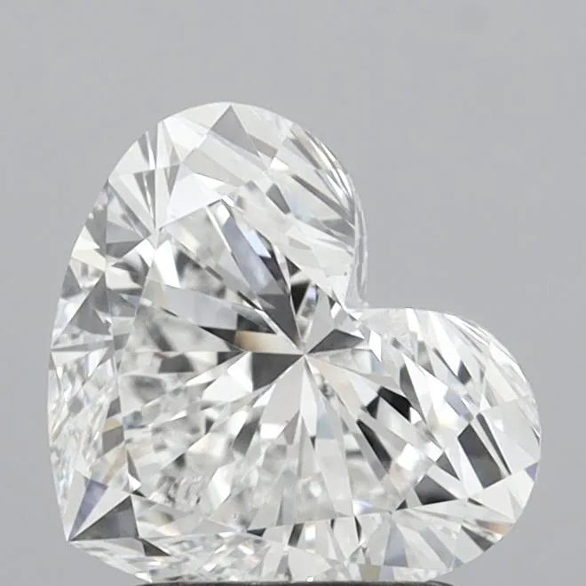 2.01ct Heart Lab Grown Diamond (Colour E, Clarity SI1, IGI Certified)
