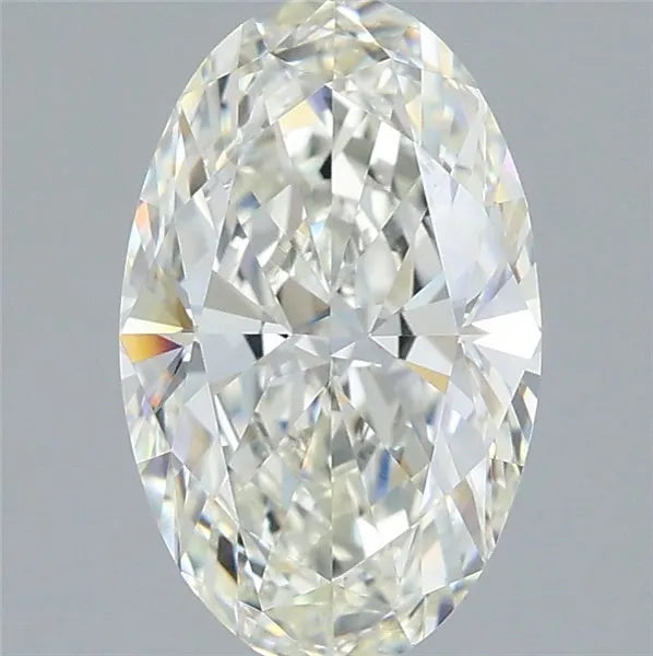 2.01ct Oval Natural Diamond (Colour H, Clarity IF, Cut VG, IGI Certified)