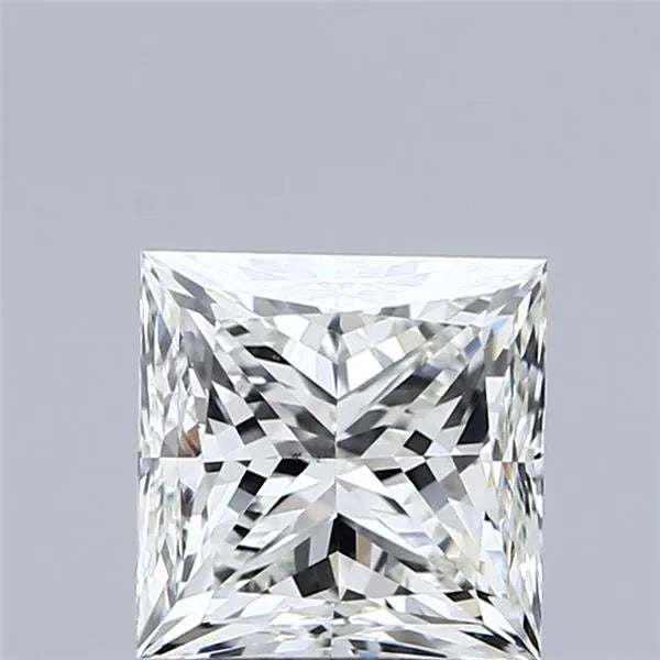 2.01ct Princess Natural Diamond (Colour H, Clarity VS2, Cut VG, IGI Certified)