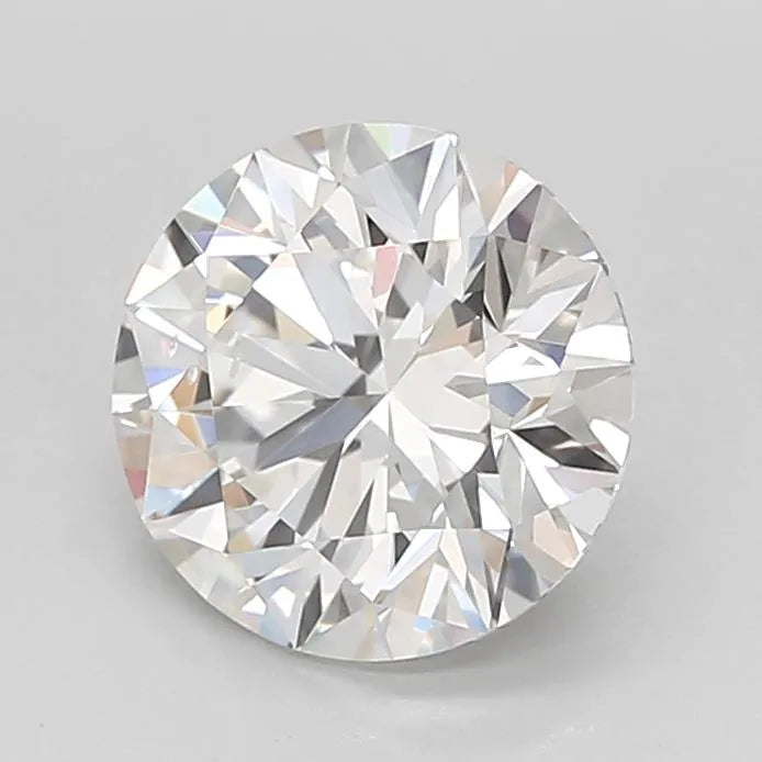 2.01ct Round Lab Grown Diamond (Colour F, Clarity SI1, Cut EX, IGI Certified)