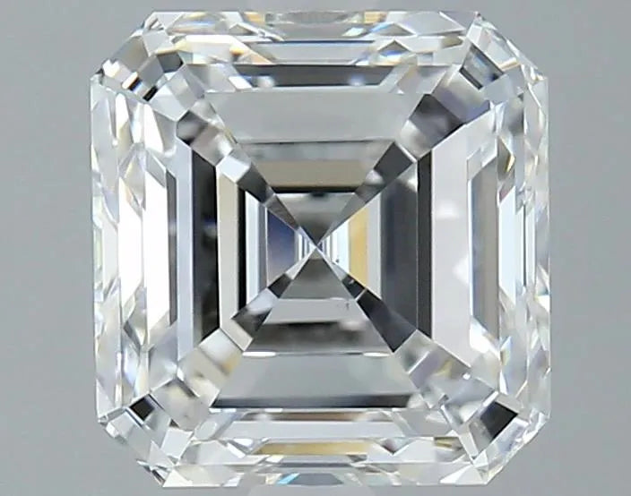 2.50ct Asscher Natural Diamond (Colour F, Clarity VS2, Cut VG, GIA Certified)