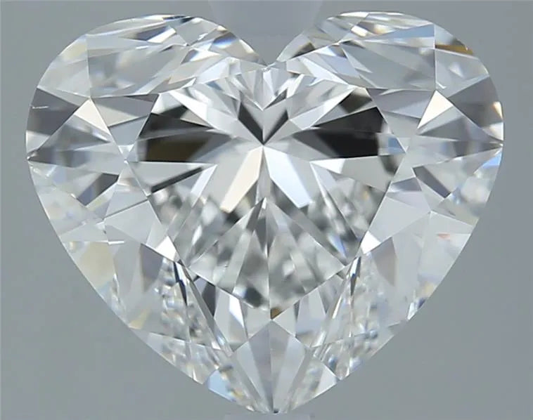2.50ct Heart Natural Diamond (Colour F, Clarity VS2, Cut EX, GIA Certified)