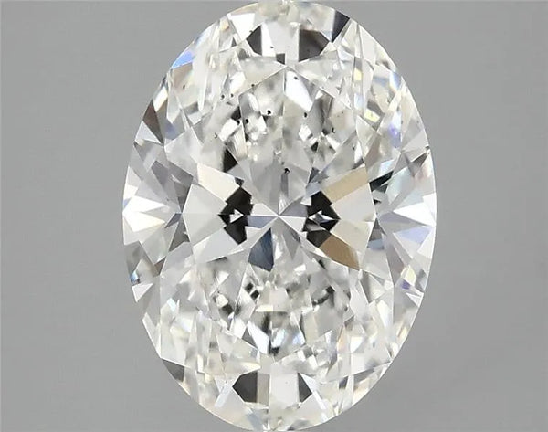 2.51ct Oval Lab Grown Diamond (Colour F, Clarity SI1, IGI Certified)