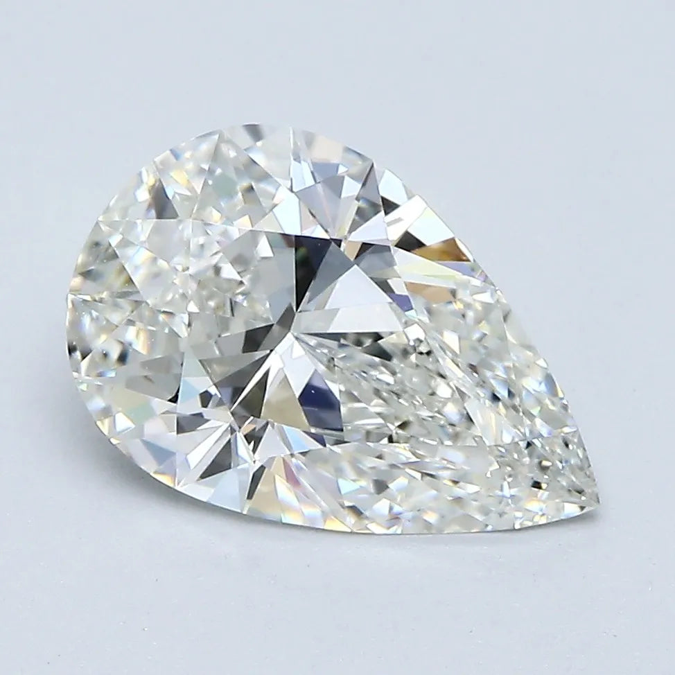 2.51ct Pear Natural Diamond (Colour H, Clarity VVS1, GIA Certified)