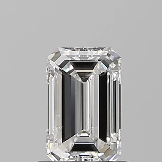 0.70ct Emerald Natural Diamond (Colour E, Clarity SI2, GIA Certified)