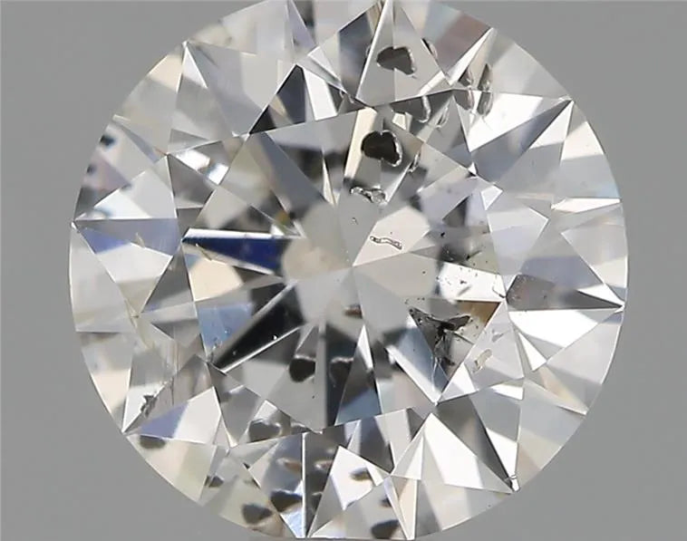 0.71ct Round Natural Diamond (Colour E, Clarity I2, Cut EX, GIA Certified)