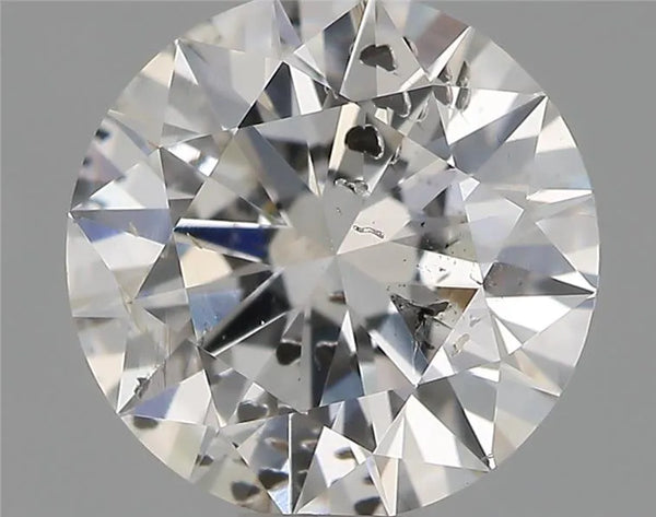 0.71ct Round Natural Diamond (Colour E, Clarity I2, Cut EX, GIA Certified)