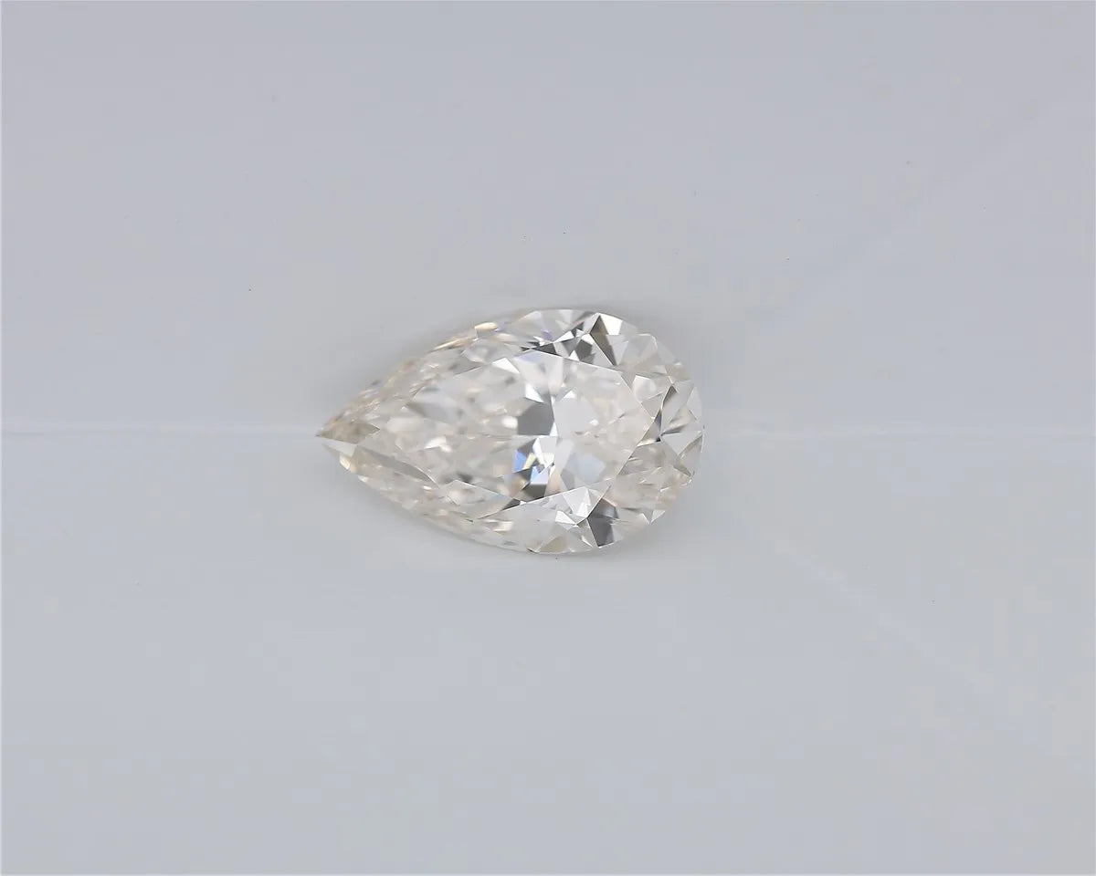 3.00ct Pear Natural Diamond (Colour H, Clarity VVS1, Cut VG, IGI Certified)