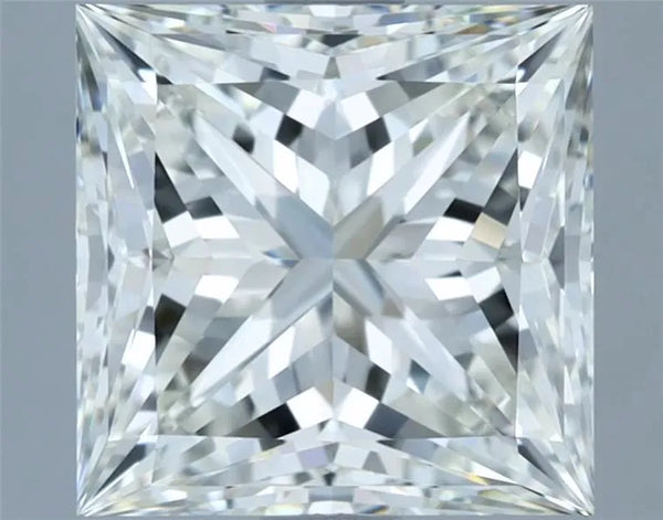 3.05ct Princess Natural Diamond (Colour H, Clarity VVS1, Cut EX, IGI Certified)
