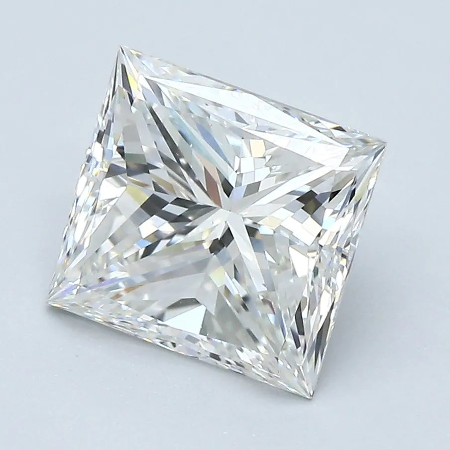 3.09ct Princess Natural Diamond (Colour H, Clarity VS1, GIA Certified)