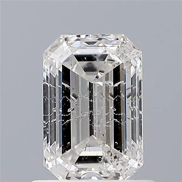 0.82ct Emerald Natural Diamond (Colour F, Clarity I1, GIA Certified)