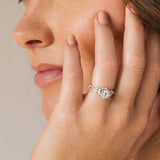 Luxe Secret Garden Diamond Engagement Ring — image 3