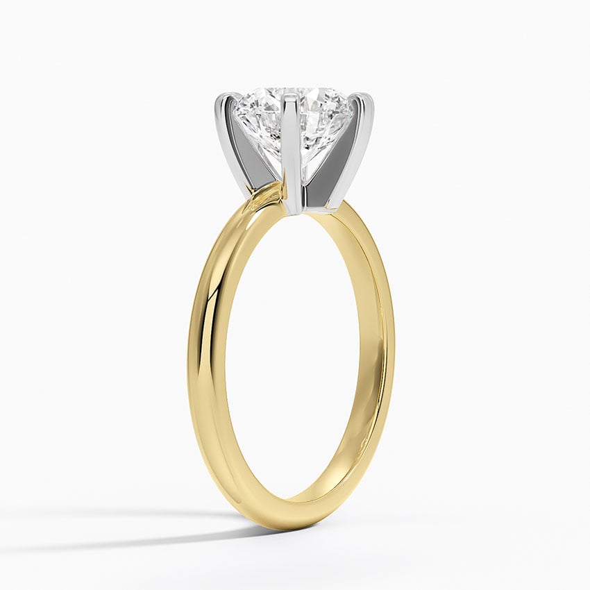 Comfort Fit 2mm Six-Prong Solitaire Engagement Ring