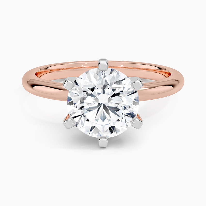 Comfort Fit 2mm Six-Prong Solitaire Engagement Ring