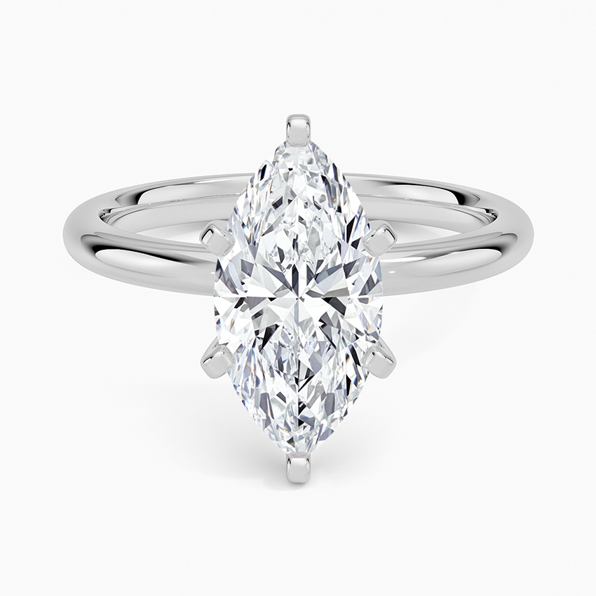 Comfort Fit 2mm Six-Prong Solitaire Engagement Ring