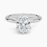 Comfort Fit 2mm Six-Prong Solitaire Engagement Ring