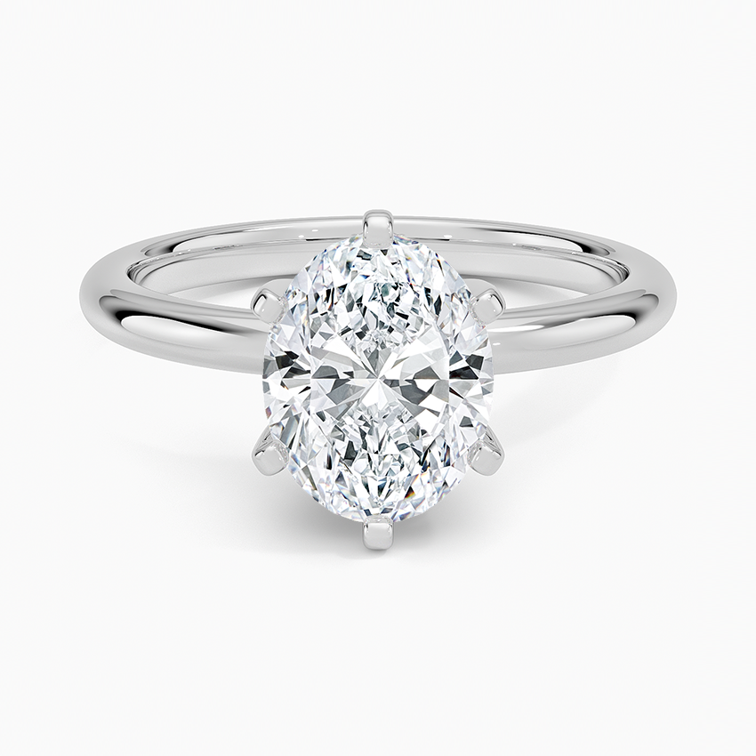 Comfort Fit 2mm Six-Prong Solitaire Engagement Ring