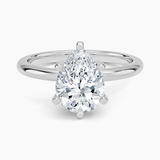 Comfort Fit 2mm Six-Prong Solitaire Engagement Ring