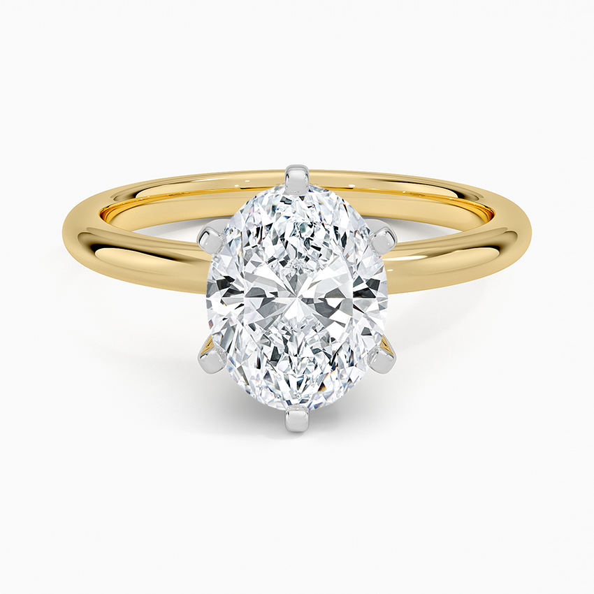 Comfort Fit 2mm Six-Prong Solitaire Engagement Ring