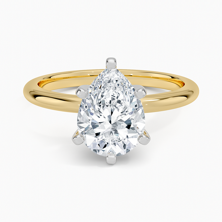 Comfort Fit 2mm Six-Prong Solitaire Engagement Ring