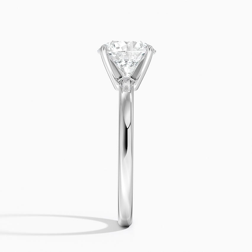 Comfort Fit 2mm Solitaire Engagement Ring