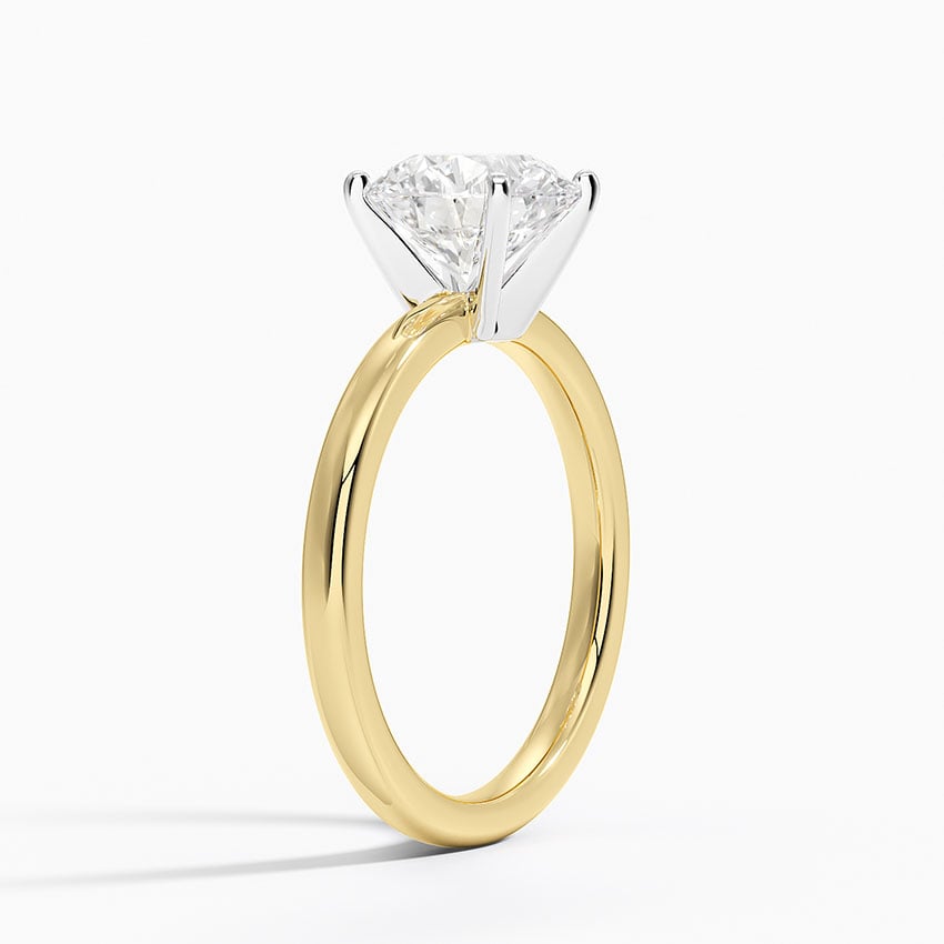Comfort Fit 2mm Solitaire Engagement Ring