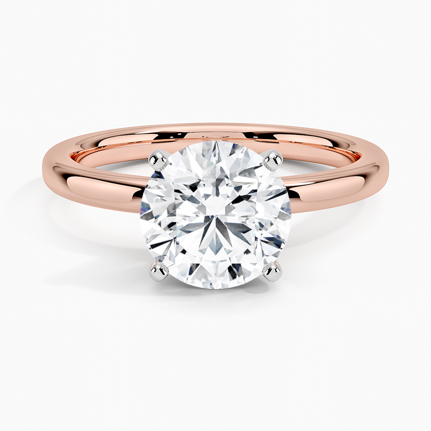 Comfort Fit 2mm Solitaire Engagement Ring