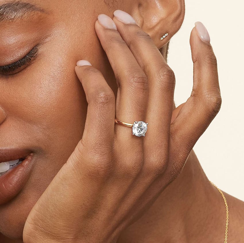 Comfort Fit 2mm Solitaire Engagement Ring