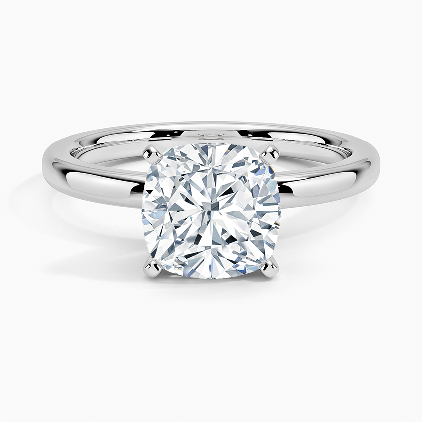 Comfort Fit 2mm Solitaire Engagement Ring
