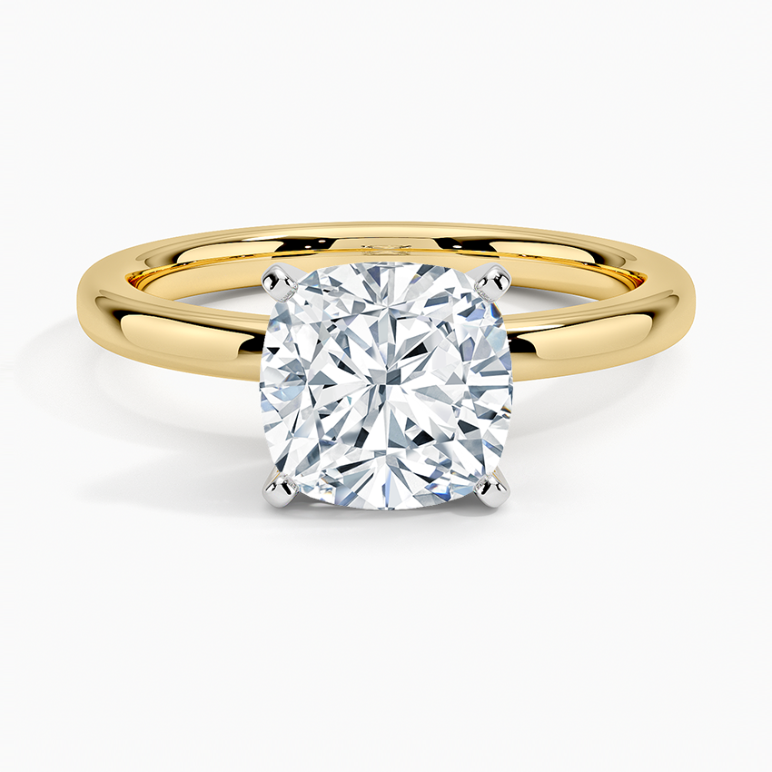 Comfort Fit 2mm Solitaire Engagement Ring