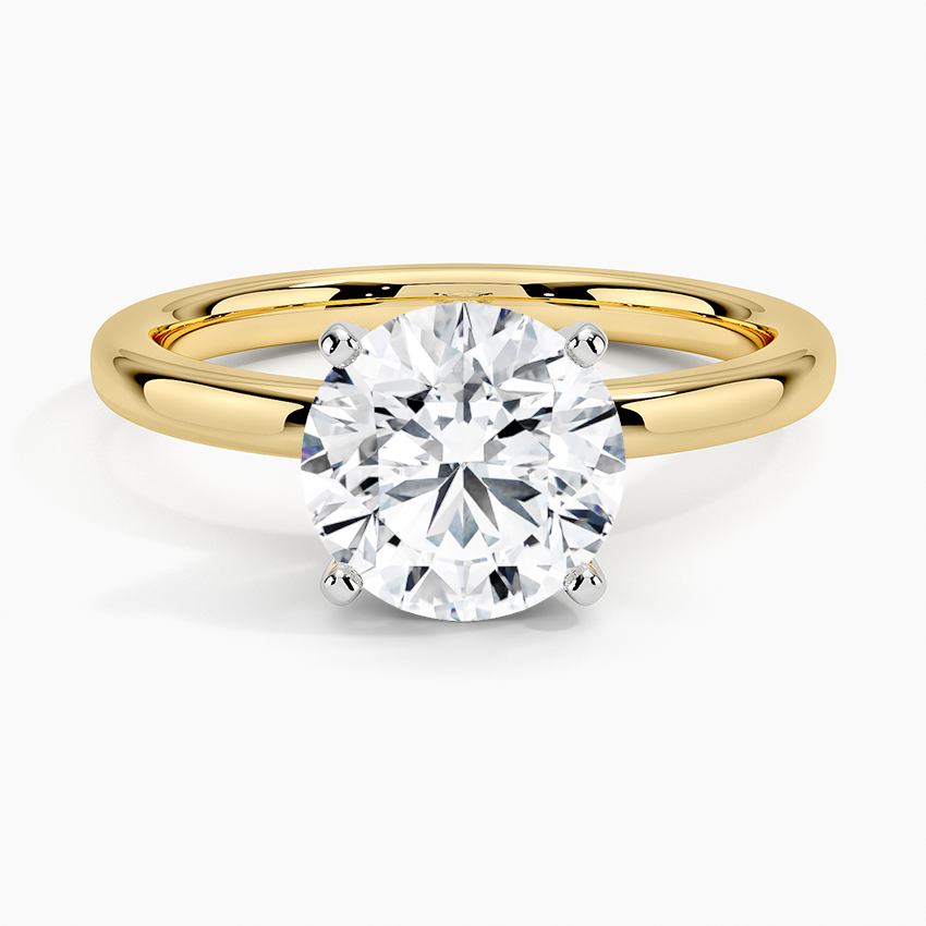 Comfort Fit 2mm Solitaire Engagement Ring