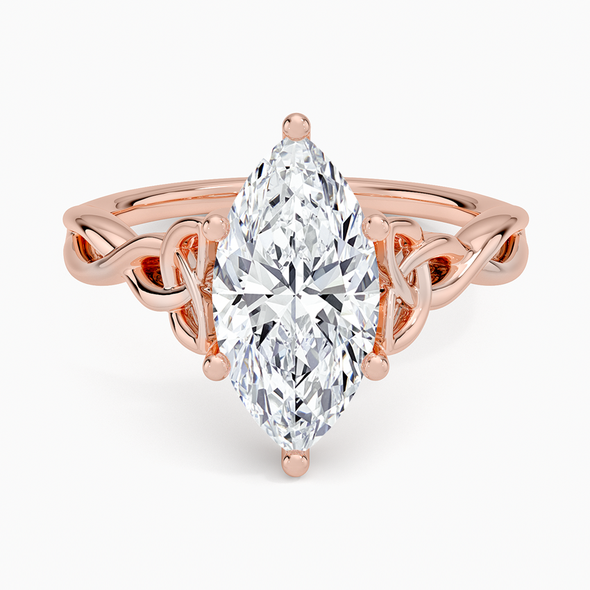 Celtic Love Knot Engagement Ring