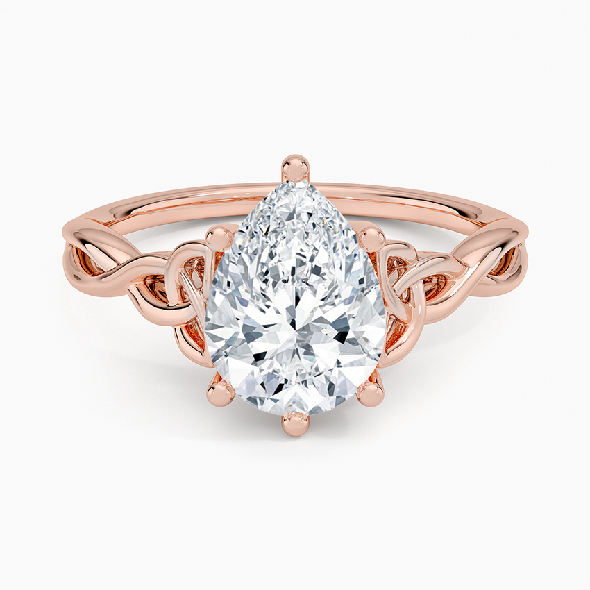 Celtic Love Knot Engagement Ring