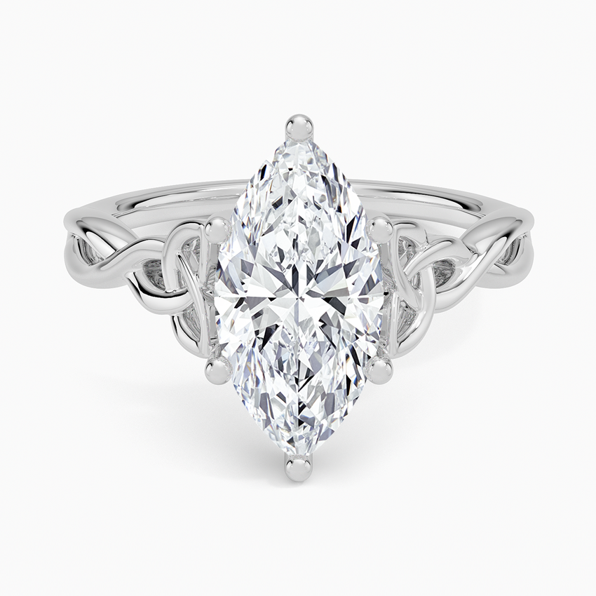 Celtic Love Knot Engagement Ring