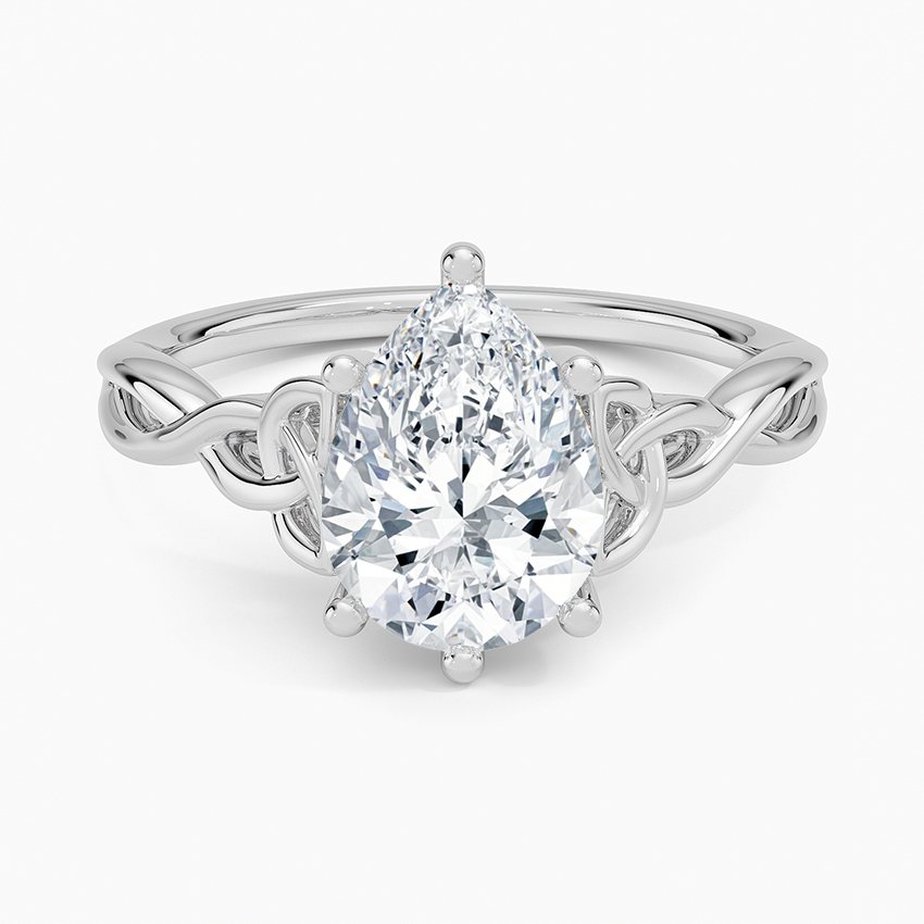 Celtic Love Knot Engagement Ring