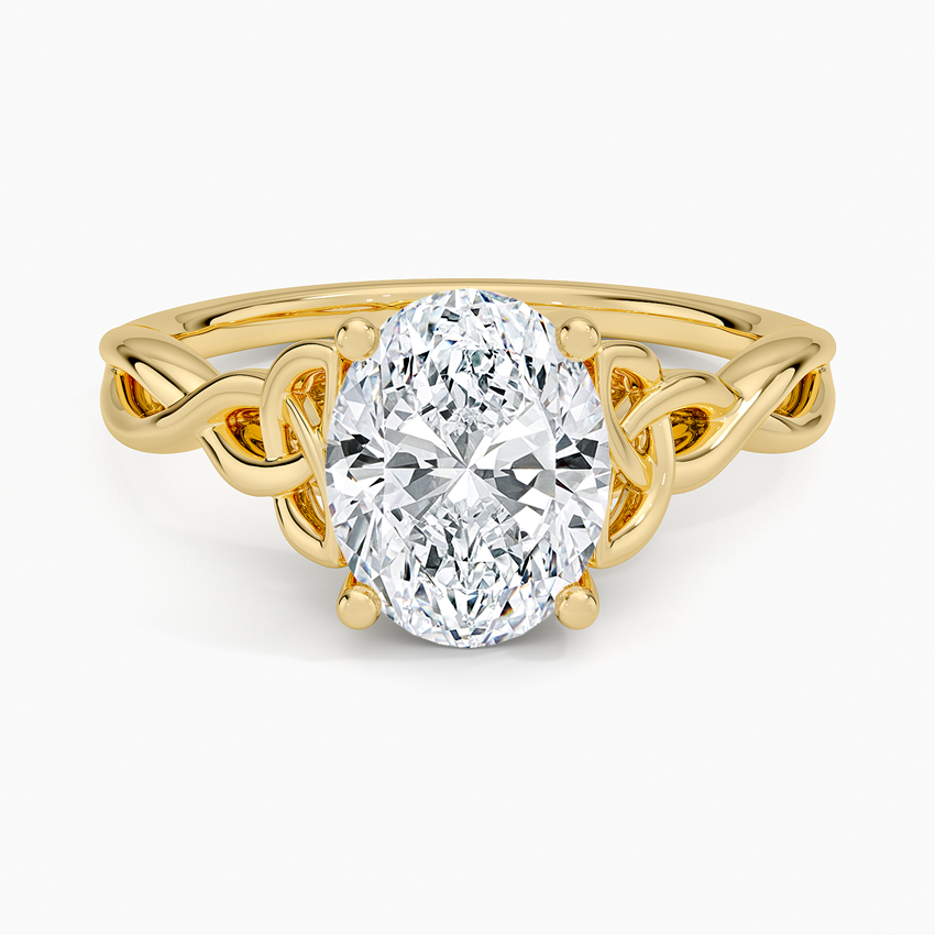 Celtic Love Knot Engagement Ring