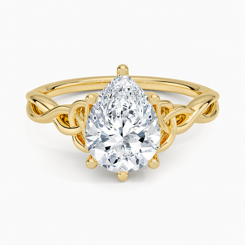 Celtic Love Knot Engagement Ring