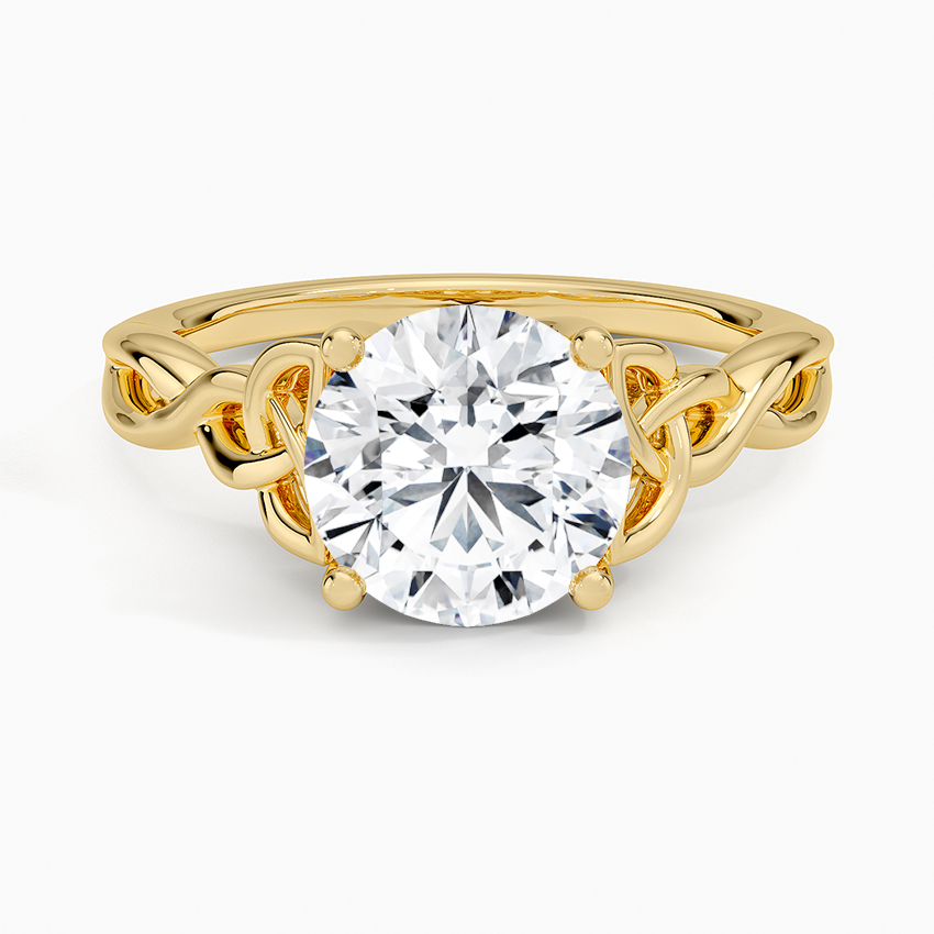 Celtic Love Knot Engagement Ring