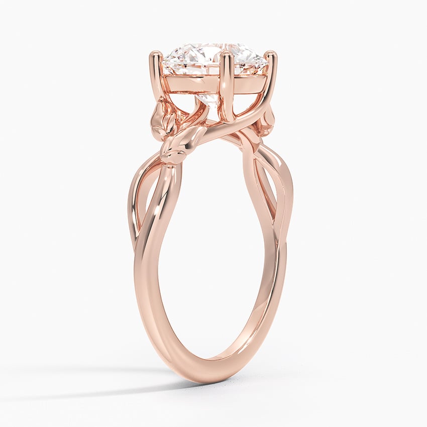Budding Willow Solitaire Engagement Ring