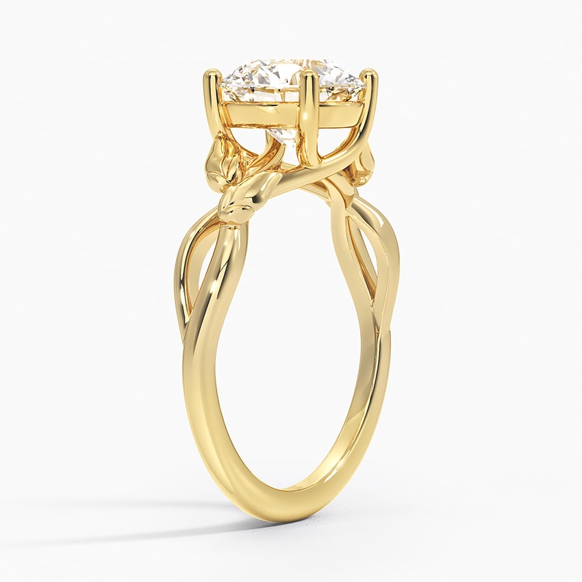 Budding Willow Solitaire Engagement Ring