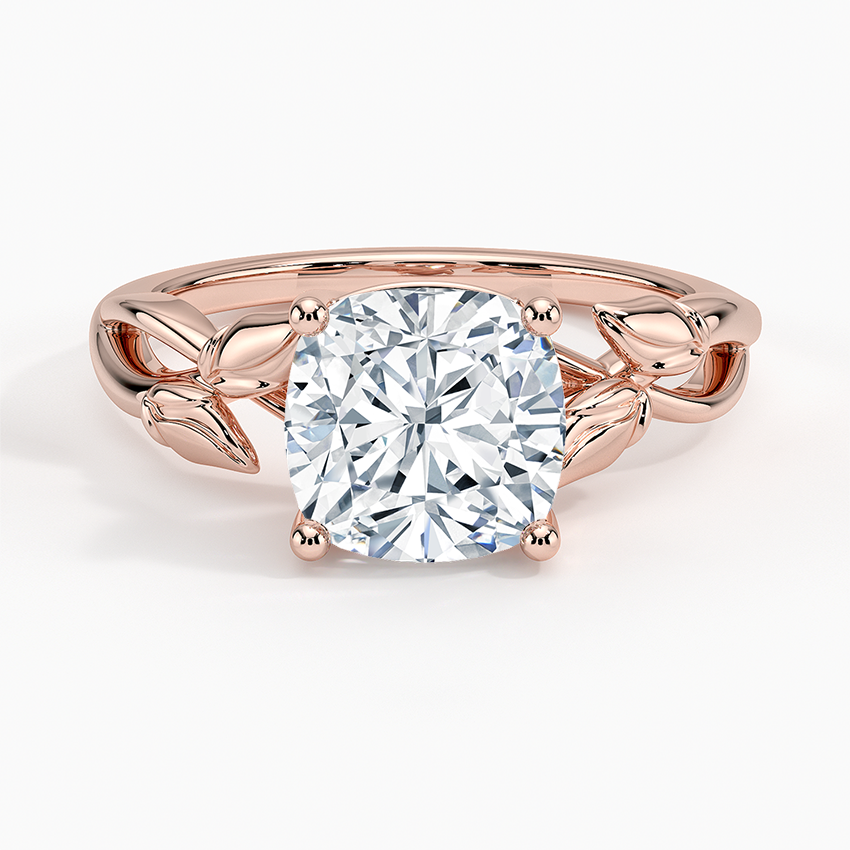Budding Willow Solitaire Engagement Ring