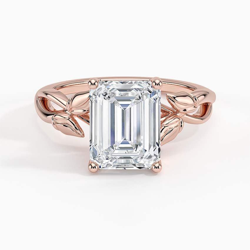 Budding Willow Solitaire Engagement Ring