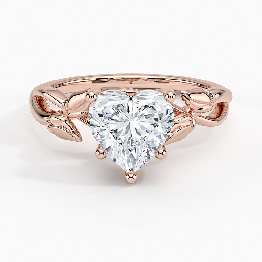 Budding Willow Solitaire Engagement Ring