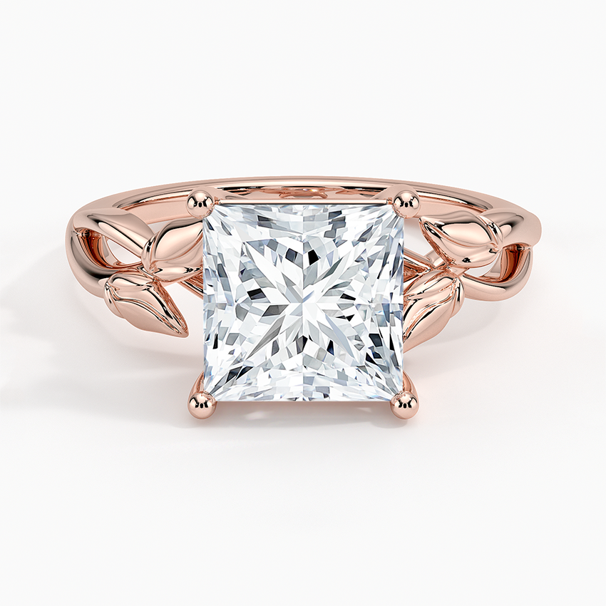 Budding Willow Solitaire Engagement Ring