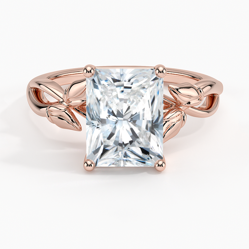 Budding Willow Solitaire Engagement Ring
