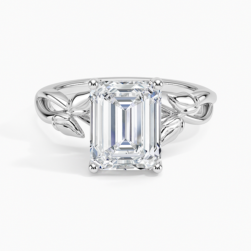 Budding Willow Solitaire Engagement Ring