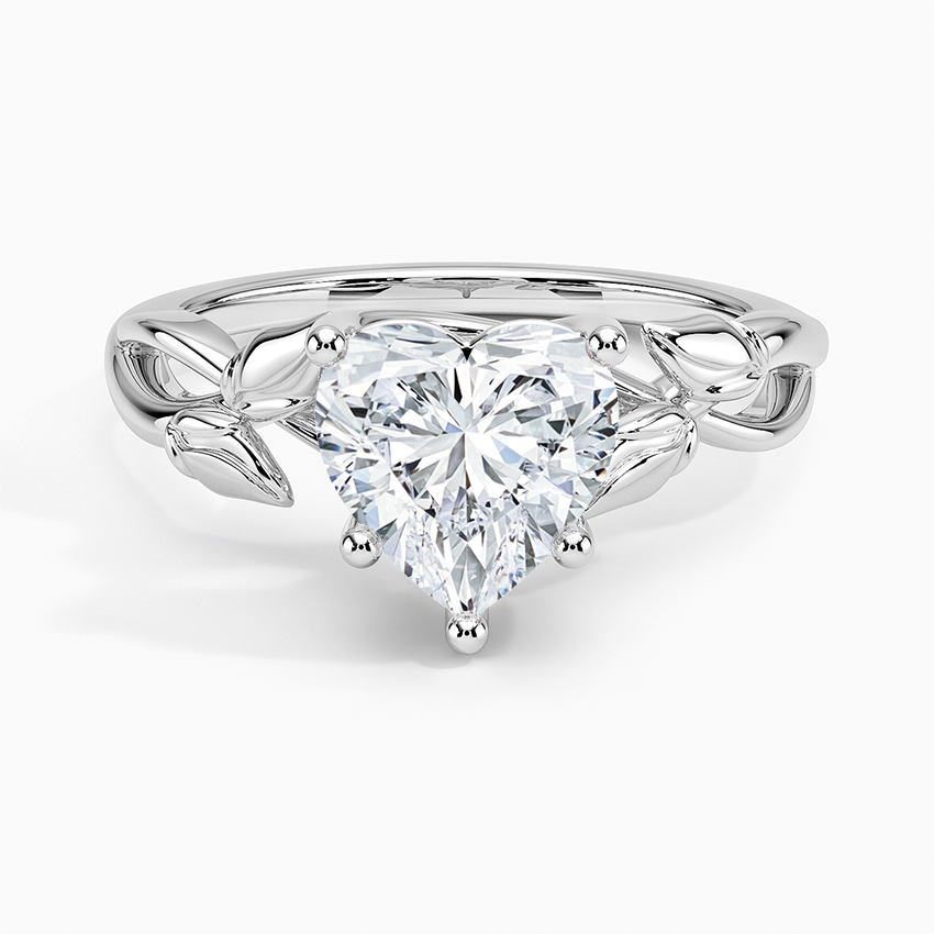 Budding Willow Solitaire Engagement Ring