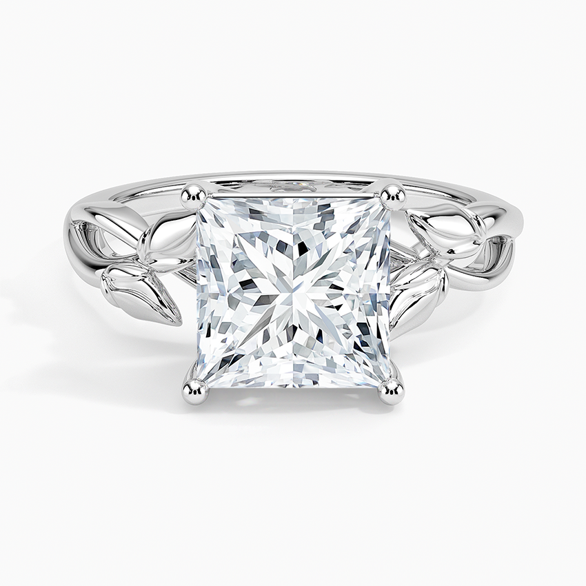 Budding Willow Solitaire Engagement Ring