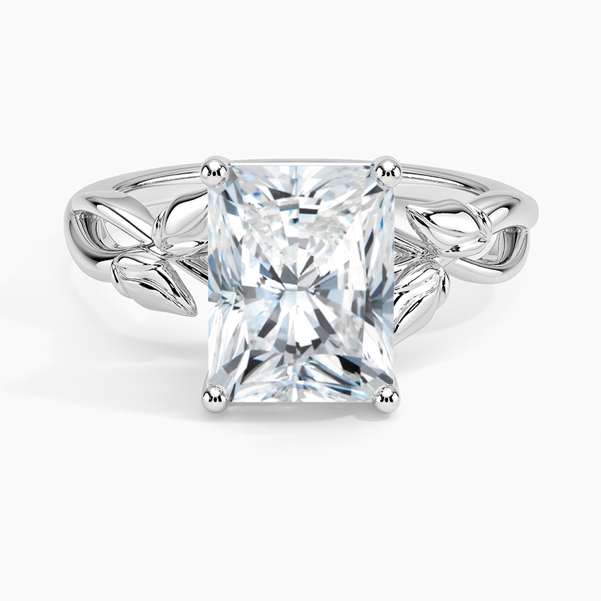 Budding Willow Solitaire Engagement Ring
